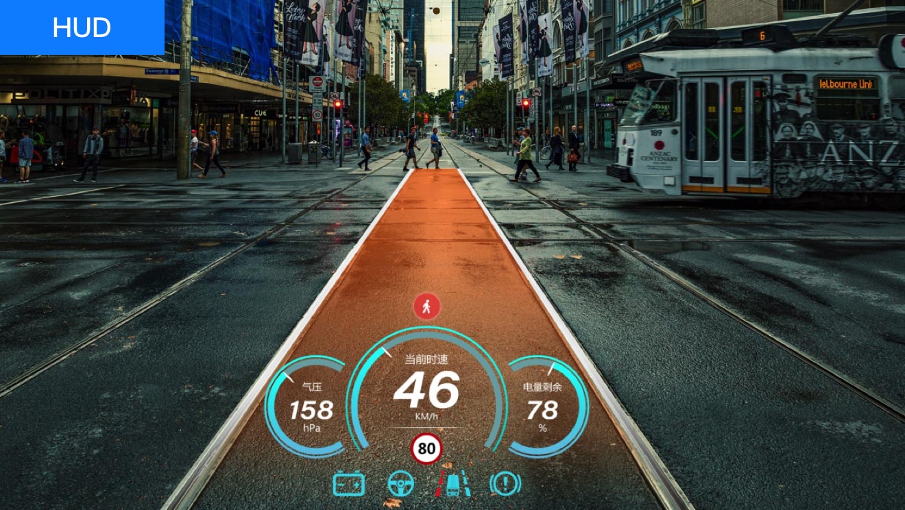 設計風格意向看板：HUD設計、UI設計、大屏設計、交互設計