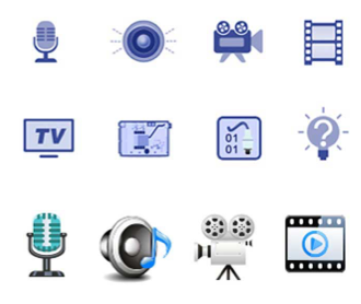 蘭亭妙微ui設計-數(shù)碼視訊EMR 4.0系統(tǒng)界面設計及圖標